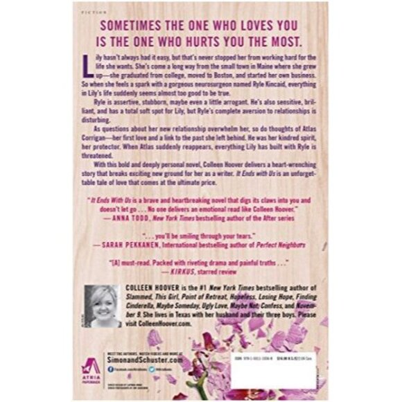 It Ends With Us paperback powerful romance & emotional drama - Picture 5 of 5